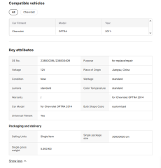 Chevrolet Lacetti Cheap Price Car Auto Accessories Front Head Light Headlamp for Chevy NEW OPTRA 2014 23883039L/23883040R