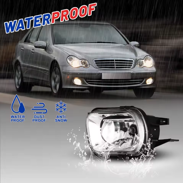 Mercedes Benz C-Class EMARK Halogen Fog Lamp ECE Fog Light Crystal C-Class W203 2002-2004 for Mercedes Benz Winjet Fog Lighting