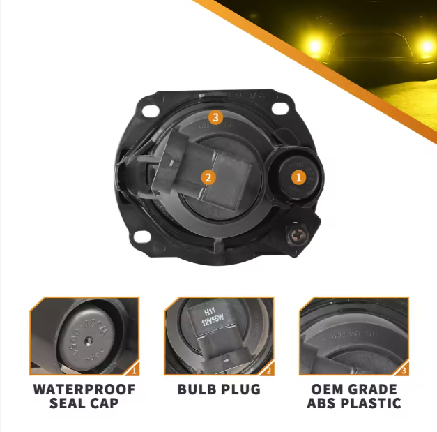 BMW X3 Series Winjet Car Lamp Assembly With Halogen Fog Lamps Fog Lights for 03-06 BMW E83 X3 Series 2003 2004 2005 2006