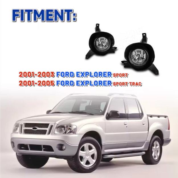Ford Explorer Winjet Factory Wholesales Car Lighting Fog Lamp for Ford Explorer 2001 2002 2003 Sport 2001-2005 Fog Lights
