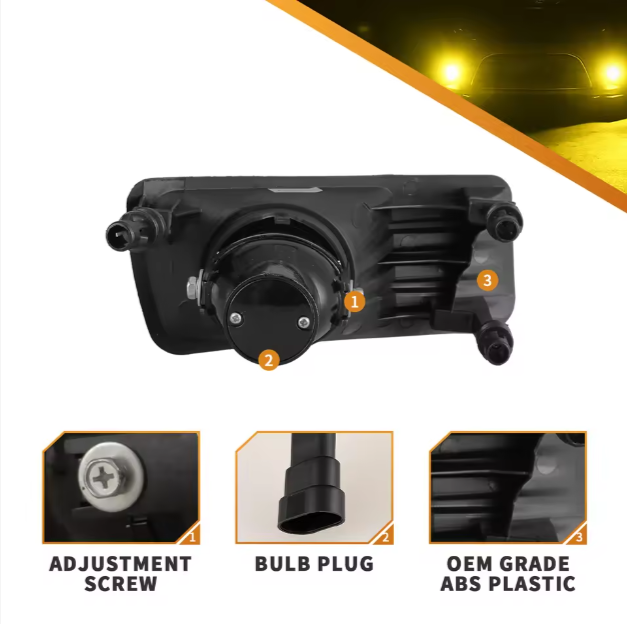 Ford Explorer Winjet Wholesale Fog Lights Front Car Lamp 2 Pcs 2006-2010 Fog Lamps Assembly for Ford Explorer Halo Projector Fog Light