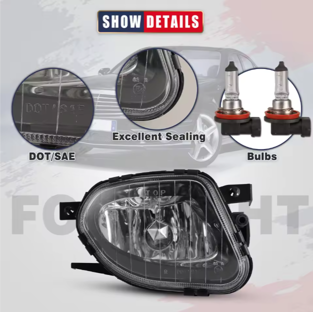 Mercedes Benz E-Class Winjet Professional Halogen Fog Lamp for Mercedes Benz E-Class W211 S211 2002-2004 Sprinter 906 2006 up Fog Light