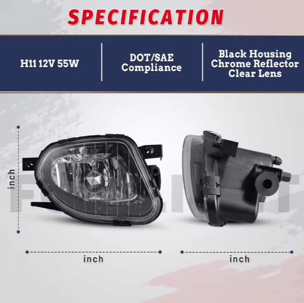 Mercedes Benz E-Class Winjet Professional Halogen Fog Lamp for Mercedes Benz E-Class W211 S211 2002-2004 Sprinter 906 2006 up Fog Light