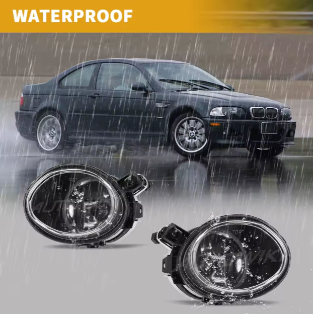 BMW 3 Series Winjet EMARK Factory Front Car Lamp Fog Lights Assembly for BMW E46 3 Series 2001-2005 E39 5 Series 2001-2004