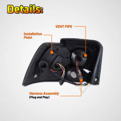 Ford Mustang Winjet Factory Led Taillights Tail Rear Lamps Lights for Ford Mustang 1999 2000 2001 2002 2003 2004 Tail Lamp