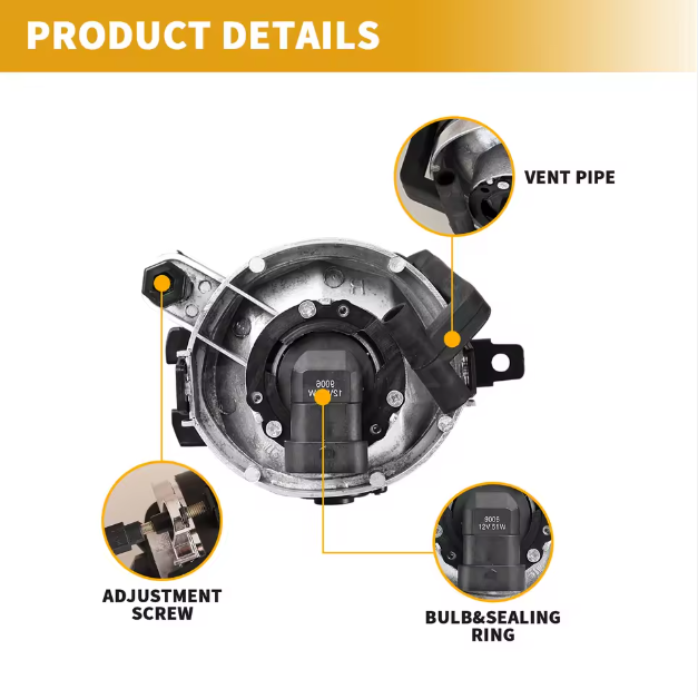 BMW 3 Series Winjet EMARK Factory Front Car Lamp Fog Lights Assembly for BMW E46 3 Series 2001-2005 E39 5 Series 2001-2004