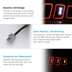 Ford Mustang Winjet Auto Light Full Led Rear Lamp Backup Light TailLights Assembly for 2010 2011 2012 2013 2014 Ford Mustang Tail Lights