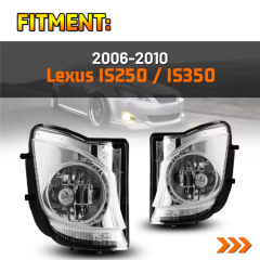 Lexus IS Winjet Factory Hot Sale Halogen Car Driving Light Front Bumper Fog Lamp Lights for Lexus IS250 IS350 2006 2007 2008 2009