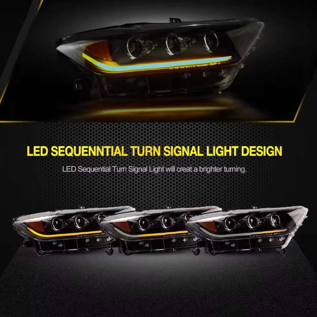Ford Mustang Winjet China Factory Performance Easy Installation Head Lamp Light Led Headlights Assembly for Ford Mustang 2015 2016 2017