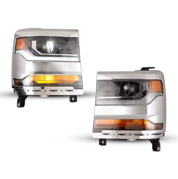 Chevrolet  Silverado Winjet Professional Manufacturer Led Car Auto Light Head Light Lamp Assembly Headlights for Chevy Silverado 2016-2018
