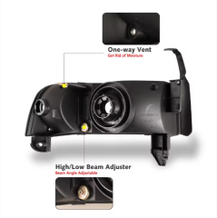 Dodge Ram Winjet Best Unique Led Head Light Auto Part Led Headlight for Dodge Ram 1500 2500 3500 1994-2001