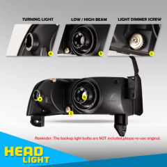 Dodge Ram Winjet Factory Full Led Head Light Car Headlights for Dodge Ram 1500 2500 3500 1994-2001