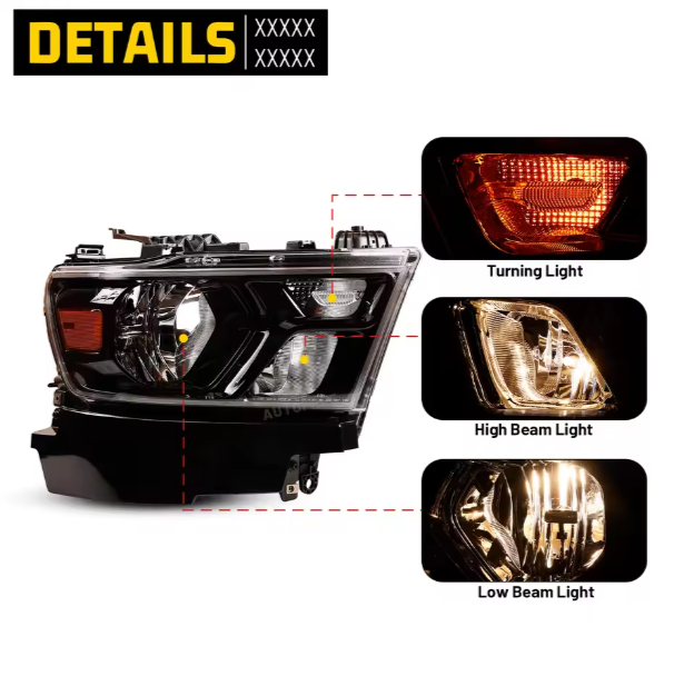 Dodge Ram WInjet OEM Led Head Light Lamp for Dodge Ram 1500 Headlights 2019 2020 2021 2022 2023
