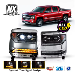 Chevrolet  Silverado Winjet Professional Manufacturer Led Car Auto Light Head Light Lamp Assembly Headlights for Chevy Silverado 2016-2018