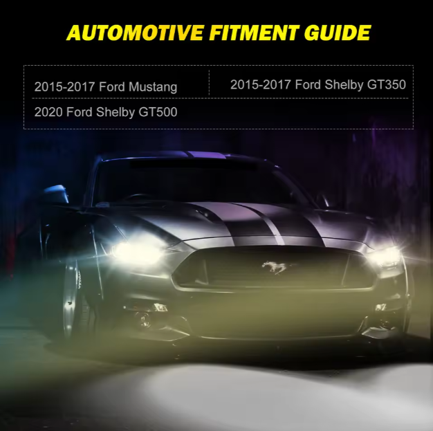 Ford Mustang Winjet China Factory Performance Easy Installation Head Lamp Light Led Headlights Assembly for Ford Mustang 2015 2016 2017