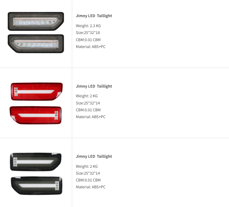 SUZUKI  Jimny Taillight Tail Lamp