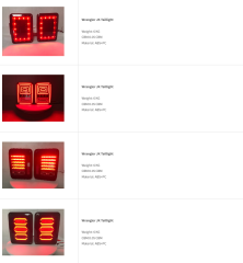 JEEP Wrangler JK Wrangler JL Tail lamp Taillight
