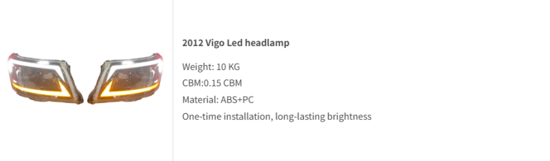 TOYOTA Hilux Headlight Head Lamp