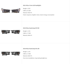 TOYOTA Hilux Headlight Head Lamp