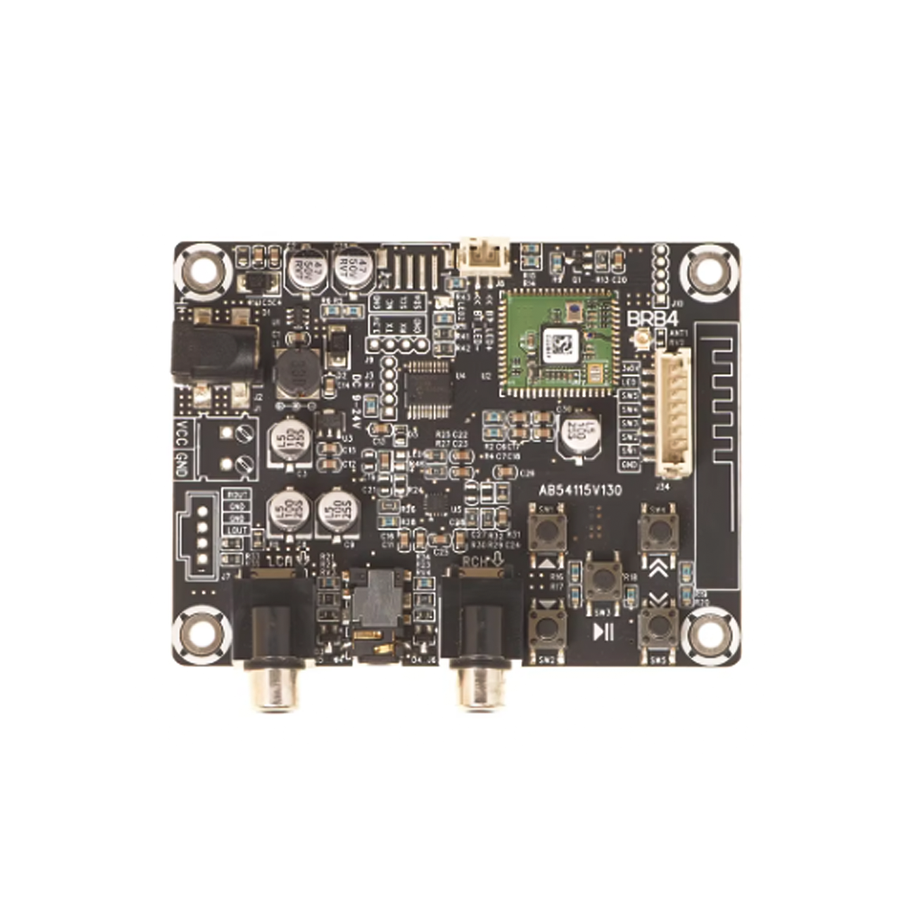 Bluetooth Ver4.0 Voice Amplifier Audio Receiver Board With Control Button PCB Board