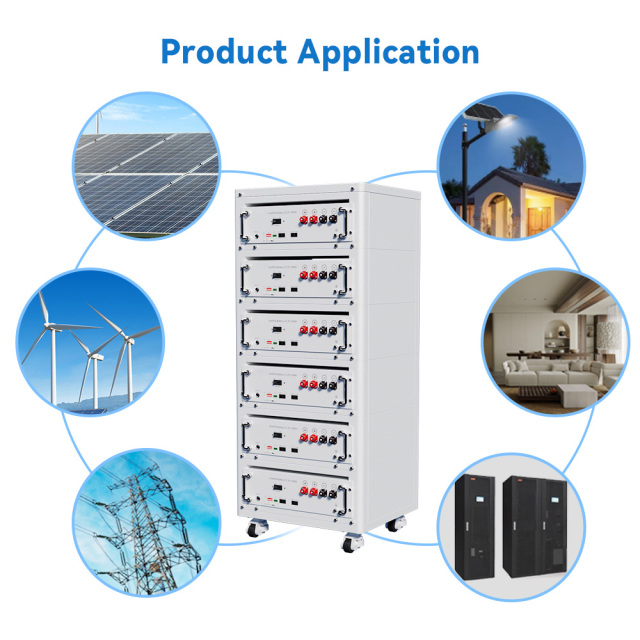 LiFeP04 48V 100~600Ah Multiple Batteries Stackable Rack Energy Storage System