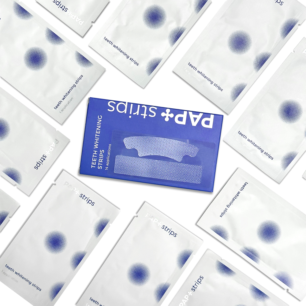 Wholesale PAP+ Dry Teeth Whitening Strips 14 Packs