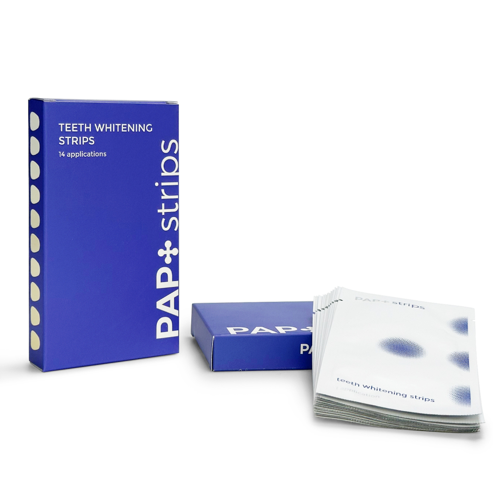Wholesale PAP+ Dry Teeth Whitening Strips 14 Packs