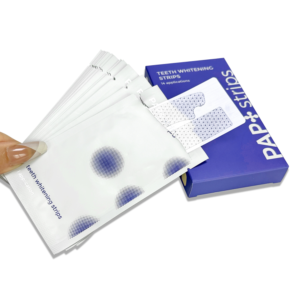 Wholesale PAP+ Dry Teeth Whitening Strips 14 Packs