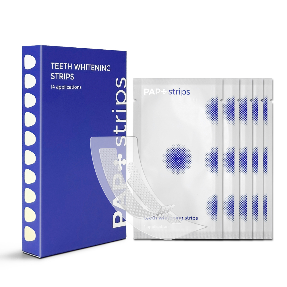 Wholesale PAP+ Dry Teeth Whitening Strips 14 Packs
