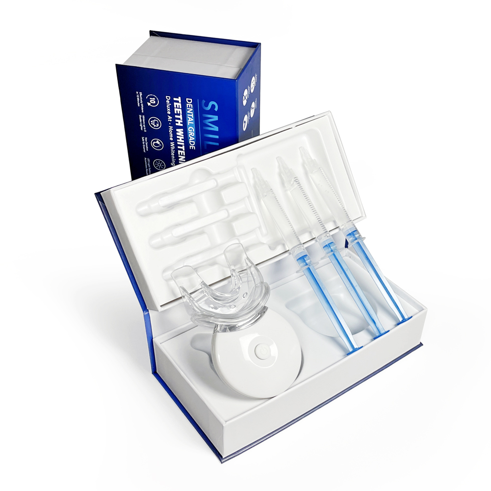Wholesale 3 Teeth Whitening Gel Remove Stains 10 Min Non-Sensitive Fast Teeth Whitener LED Light Teeth Whitening Kit