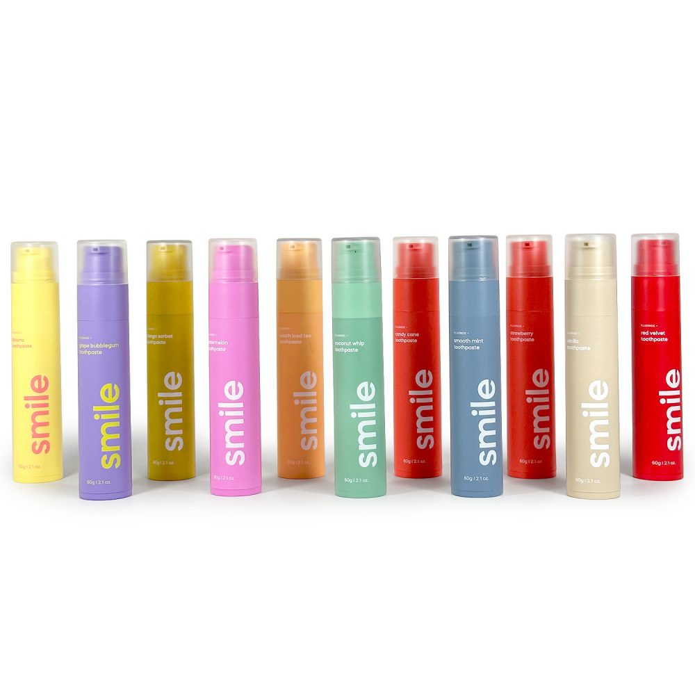 Private Label OEM Wholesale 60g Watermelon Flavour Fluoride Toothpaste Sensitive Free Fruit Flavoured Toothpaste