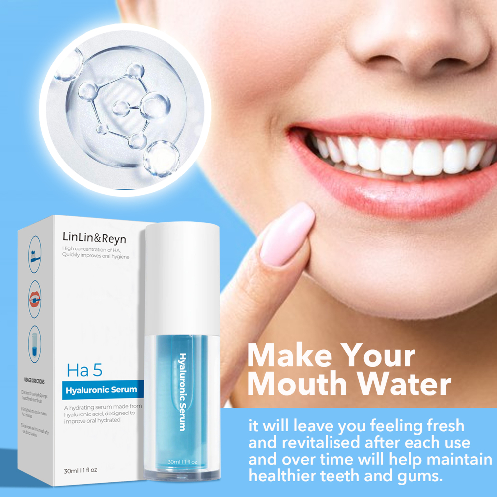 Wholesale Gum Concern Mouthwash Oral Inflammation Reduce HA5 Hyaluronic Serum