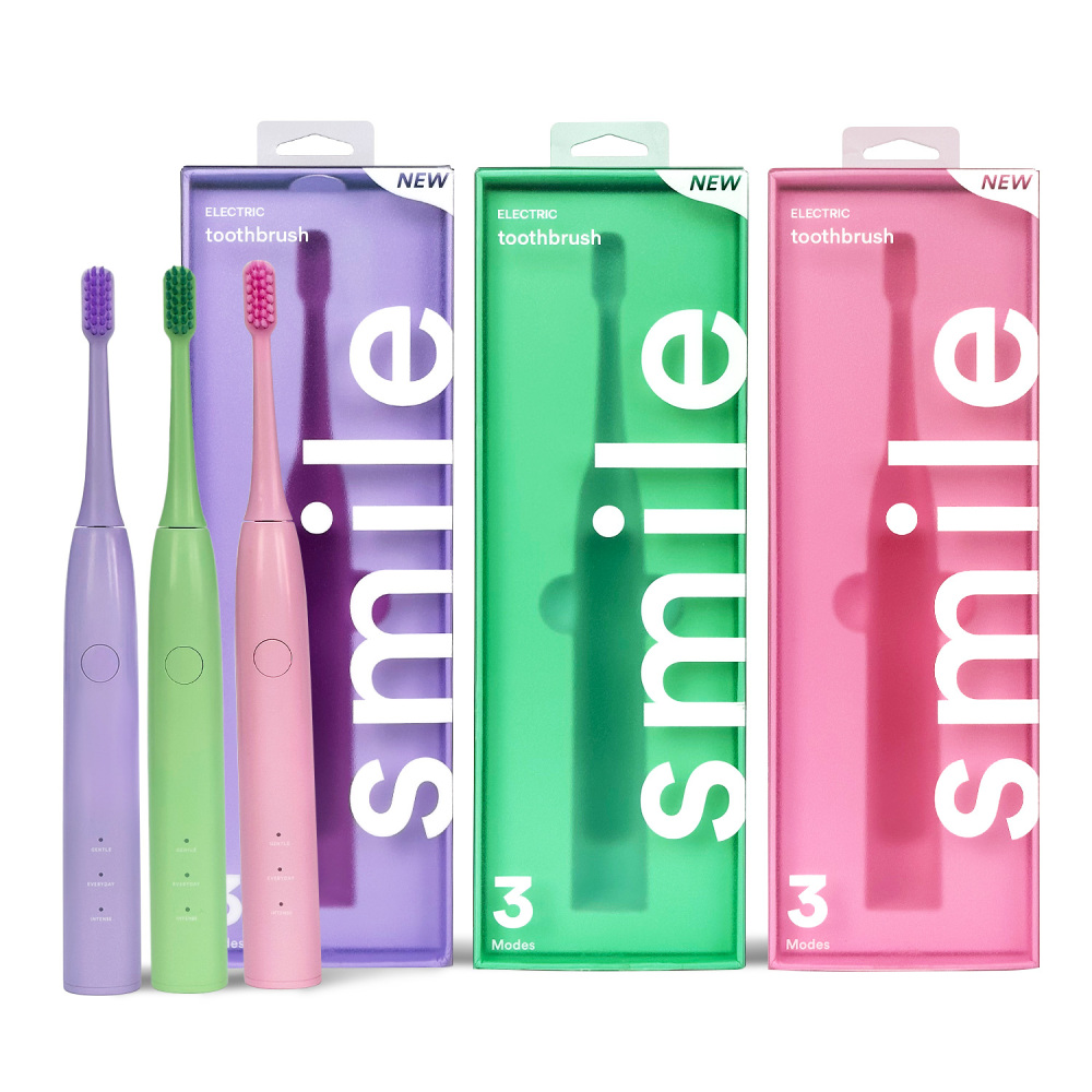 Different Colors Rechargeable Electric Toothbrush With Three Brushing Modes