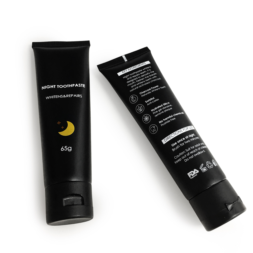 Wholesale 65g Fluoride Free Fresh Mint Night Teeth Whitening Toothpaste