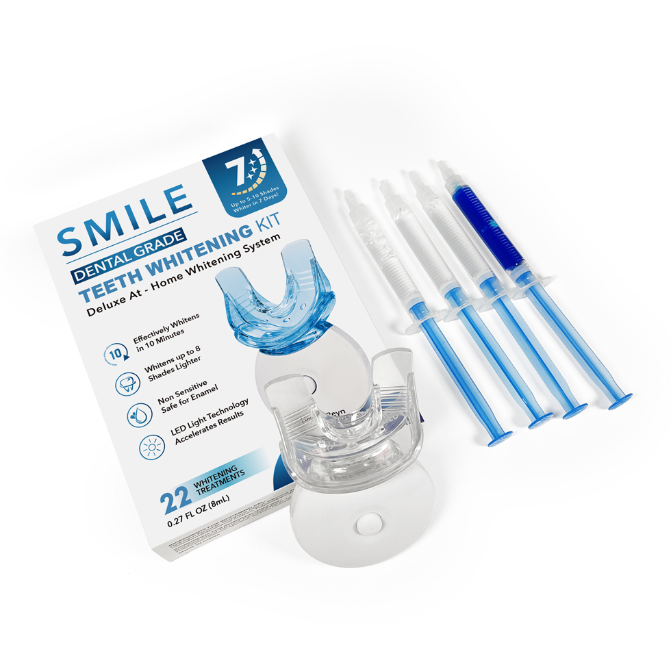 Customized Wireless LED Light Teeth Whitening Gel Tooth Whitening Kit