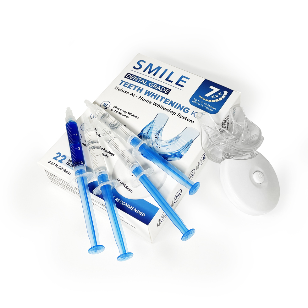 Customized Wireless LED Light Teeth Whitening Gel Tooth Whitening Kit