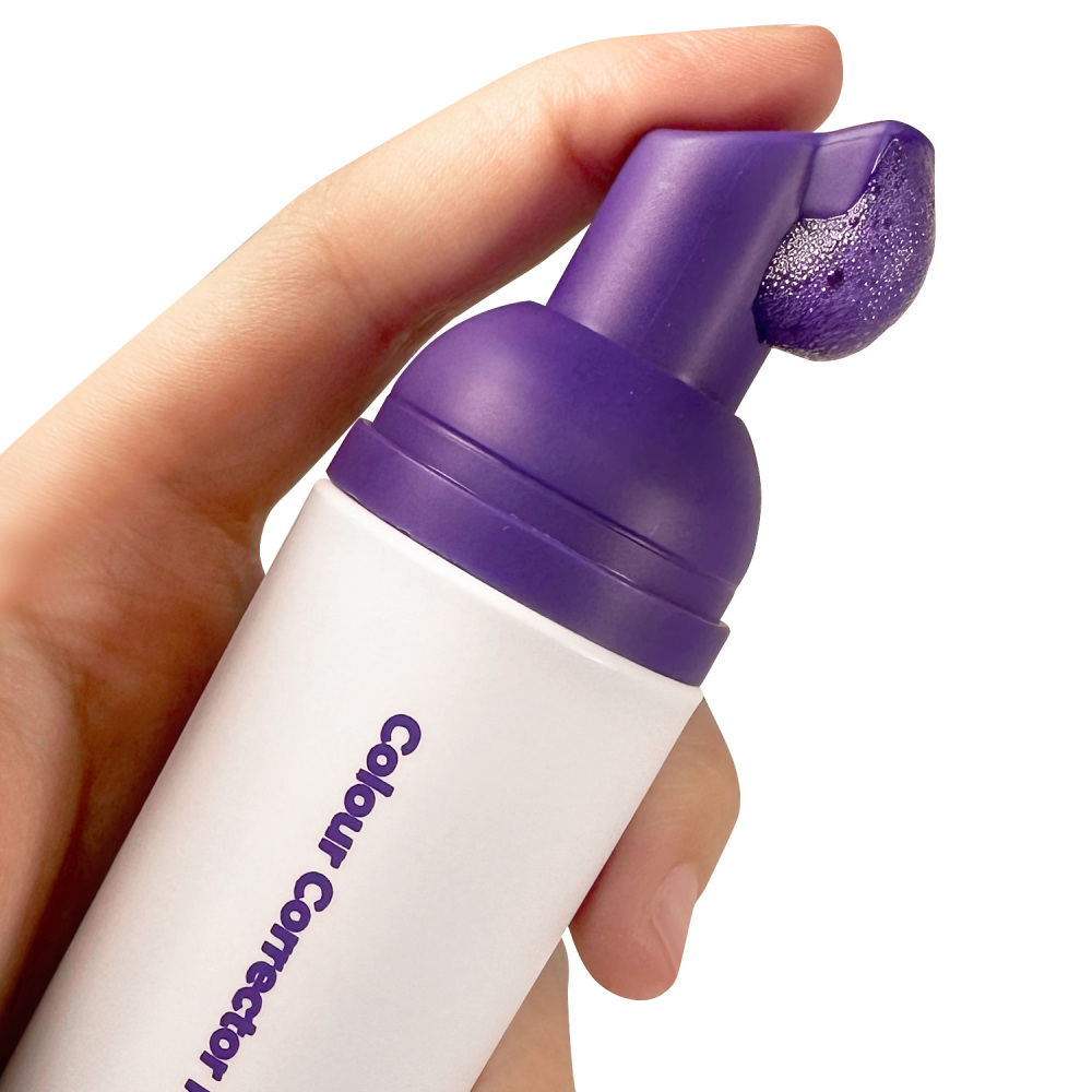 Instant Teeth Brightening V34 Colour Correcting Purple Foam Toothpaste