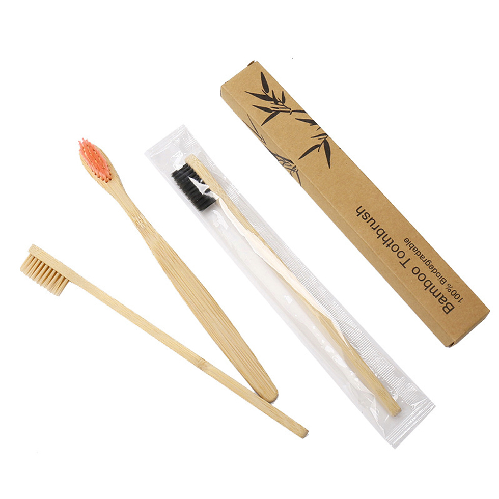 Wholesale Eco Friendly FPA Free Soft Bristles Bamboo Toothbrush