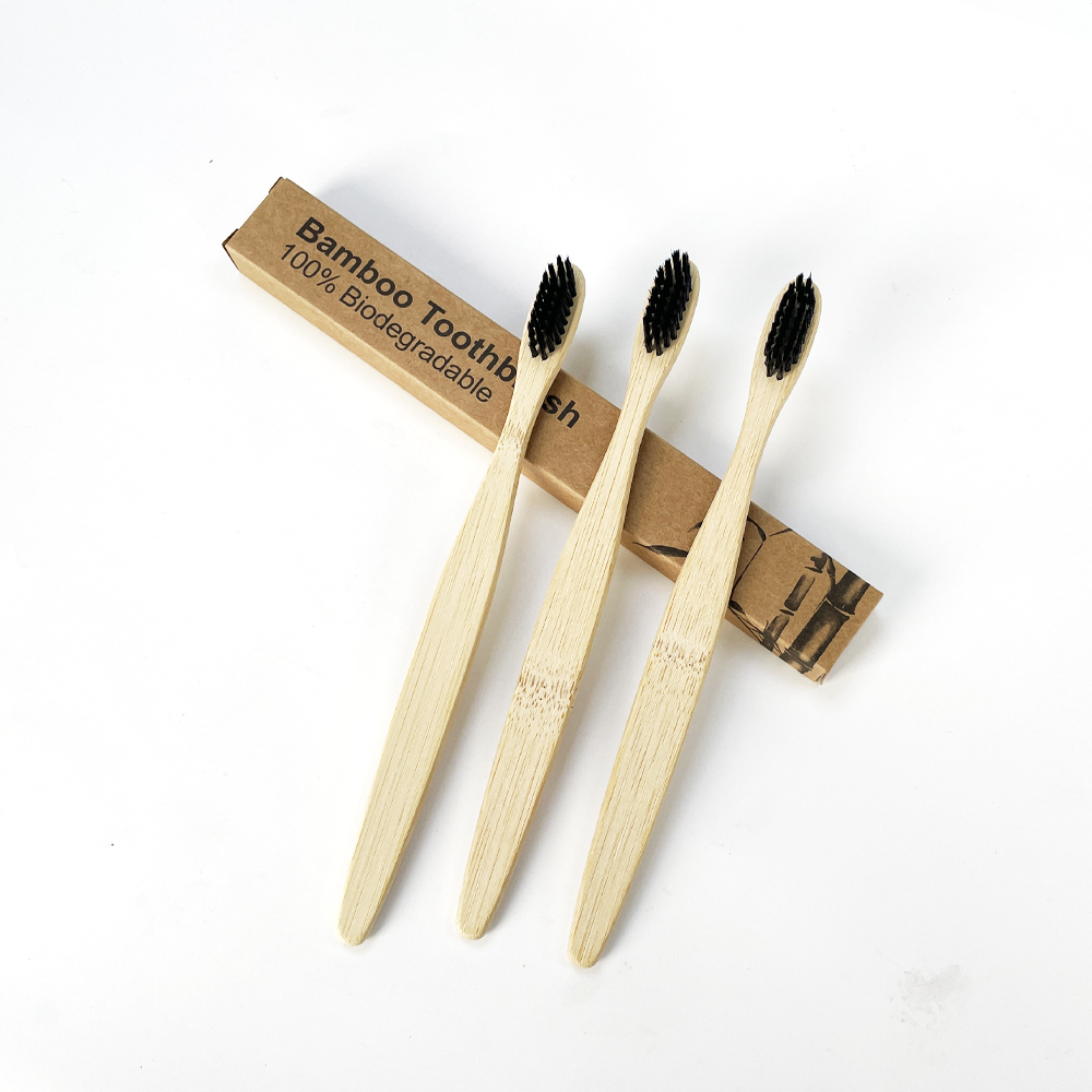 Wholesale Eco Friendly FPA Free Soft Bristles Bamboo Toothbrush