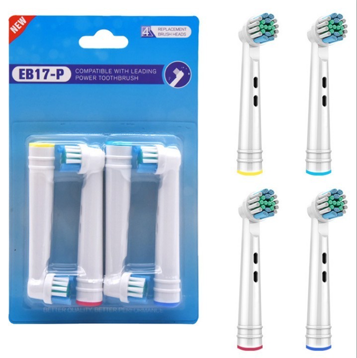 Regular Electric Toothbrush Replacement Head for Oral-B (4pcs in 1 pack) EB17-P-J
