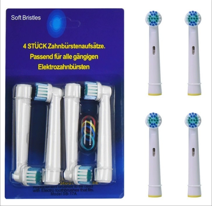 Regular Electric Toothbrush Replacement Head for Oral-B (4pcs in 1 pack) SB-17A-D-J