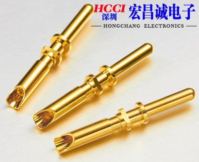 Copper hole parts, pin parts, copper parts, copper pins, copper sockets, spring copper pins, gold plating