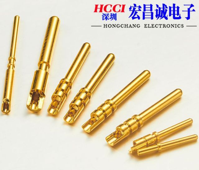 Electronic copper pins, pins, sockets, copper parts, copper pins, gold-plated copper pins, electronic pins, European connectors