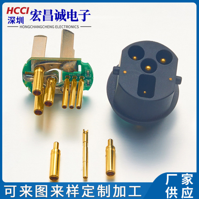 Pin Copper Pin Jack Aviation Connector Pin Crown Spring Pin Socket Female Hole Medical Pin