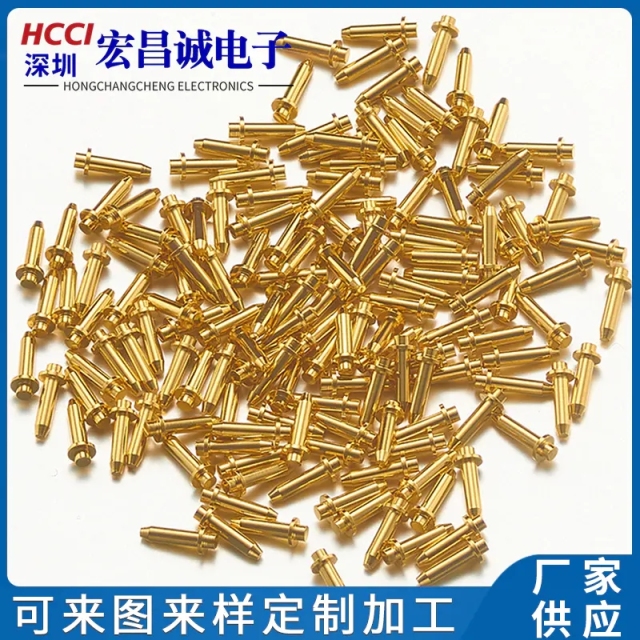 1.5 pin jack copper gold plated 1u" waterproof connector 1.5 pin male and female terminals