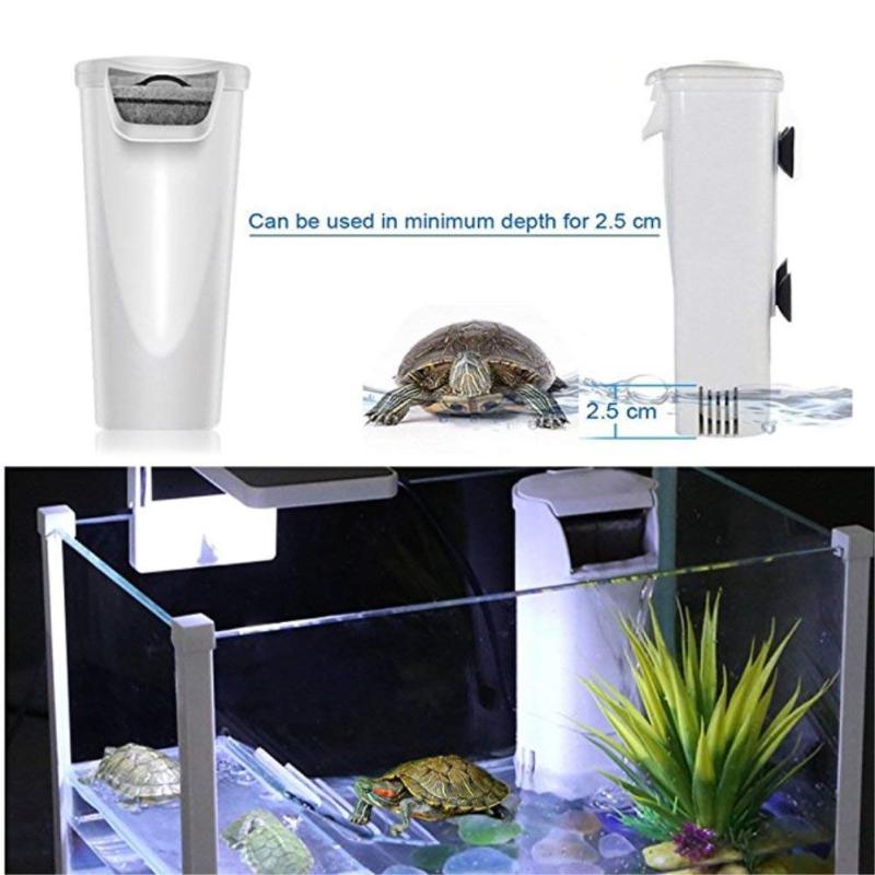 LONDAFISH Mute Turtle Filter Low Level Water Clean Pump for Turtle Tank/Aquarium