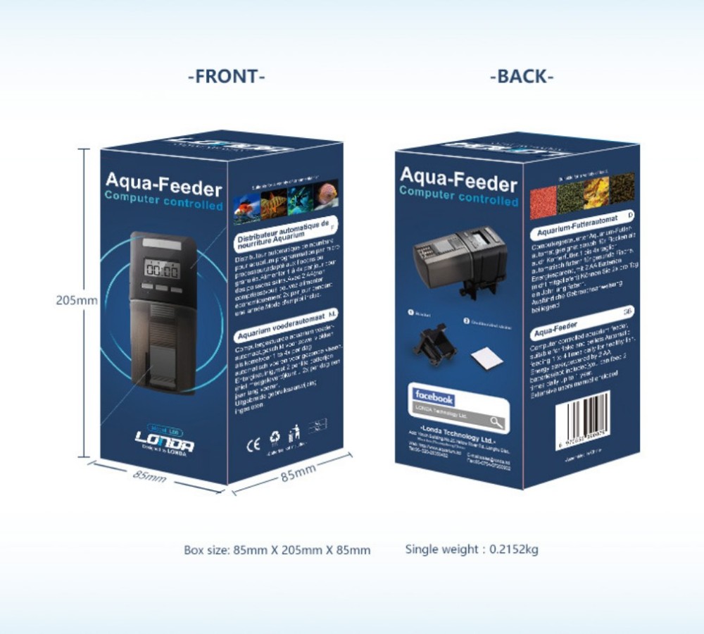 Aquarium Fish Feeder Automatic Fish Feeders Auto Fish Food Timer Feeder Fish Tank