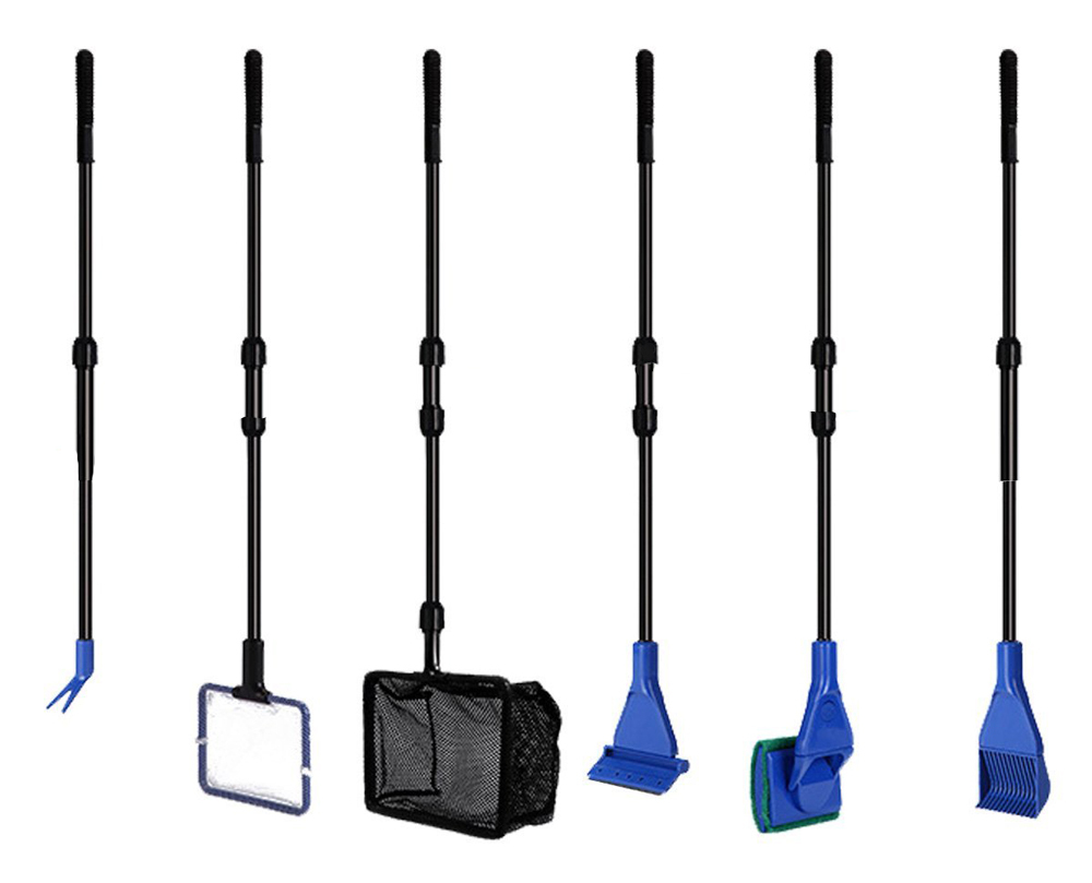 LONDAFISH Cleaning Tools for Aquarium Cleaning Kit for Fish Tank Glass Tank Cleaning kit 6-in-1