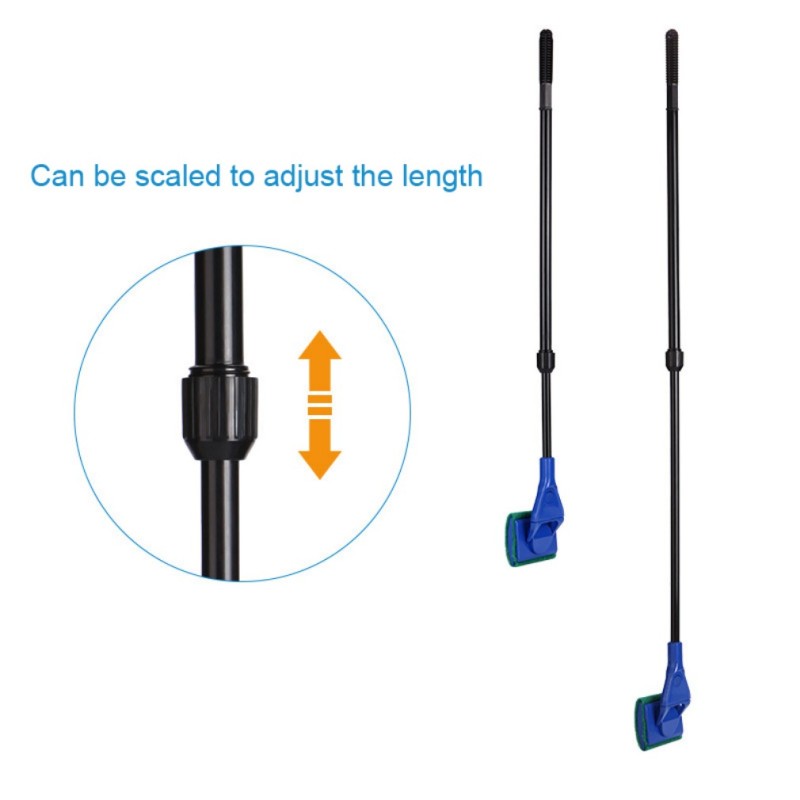 LONDAFISH Cleaning Kit Fish Tank Long Handle Fish Tank Brush Functional Five Cleaning Tools Aquarium Telescopic Cleaning 5-in-1