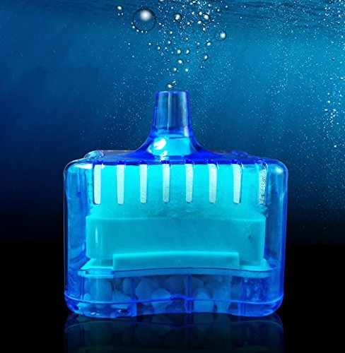 Aquarium Biochemical Activated Carbon Filter Mini Fish Tank Pneumatic Filter (Square Shape)